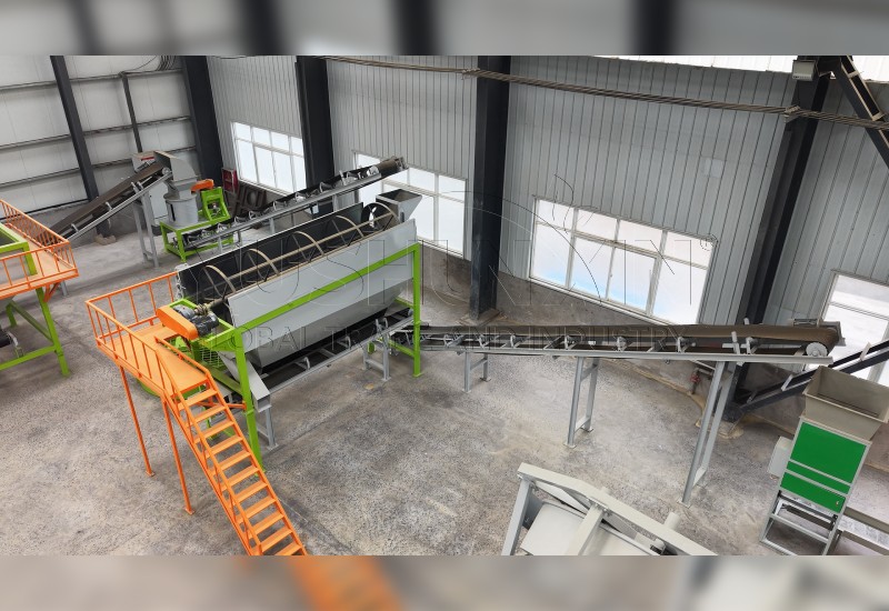 línea de producción de fertilizante orgánico en polvo a partir de gallinaza